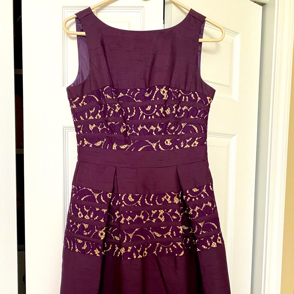 Lacy silk dress
